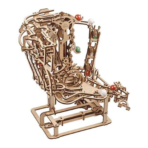 UGEARS "Marble Run Chain Host" Murmel-Kettenbahn 3D Modellbausatz aus Holz