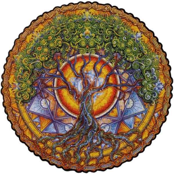 UNIDRAGON Mandala Puzzle - Tree of Life in M, L, XL