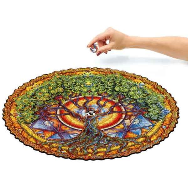 UNIDRAGON Mandala Puzzle - Tree of Life in M, L, XL