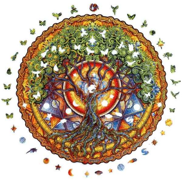 UNIDRAGON Mandala Puzzle - Tree of Life in M, L, XL