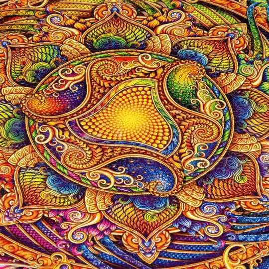 UNIDRAGON Mandala Puzzle - Unerschöpflicher Wohlstand in M, L, XL