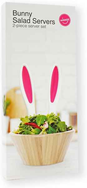 Winkee - HASENOHREN SALATBESTECK Bunny Ohren Ostern - myshop-ffm