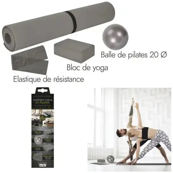 Yoga- und Pilates-Set 4 Zubehörteile - myshop-ffm